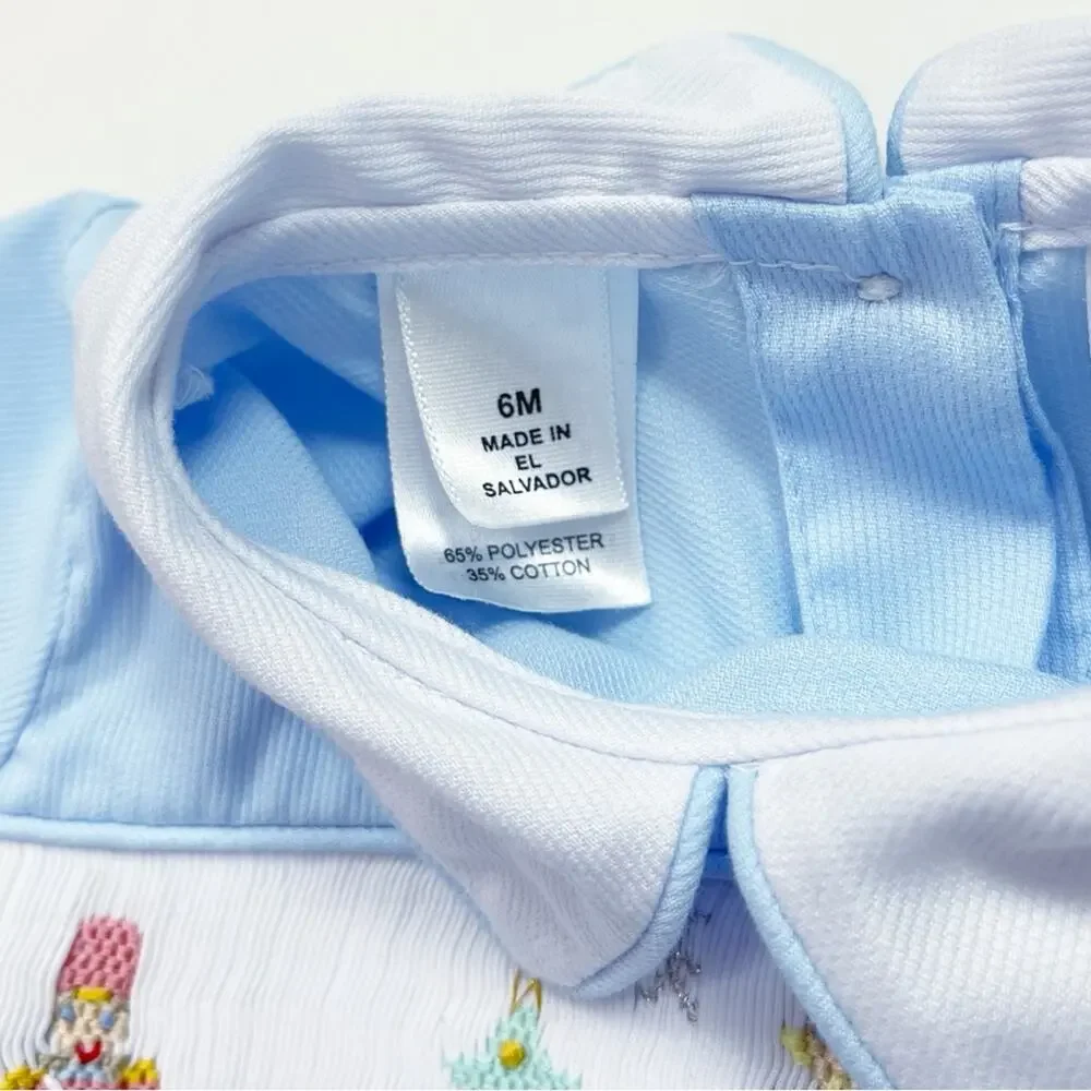 Lulu Bebe Nutcracker Smocked Bubble